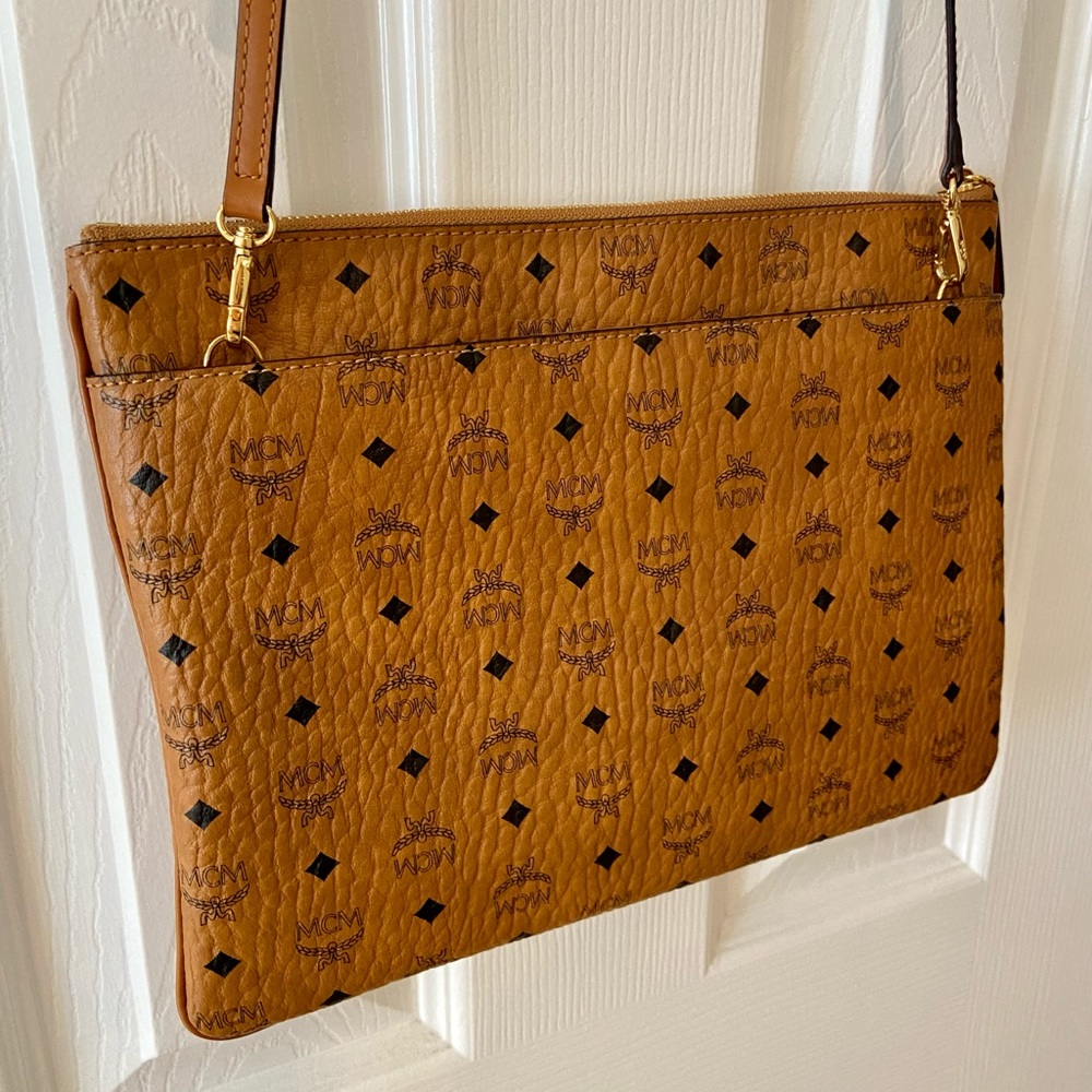 MCM Visetoa Original Pouch Bag